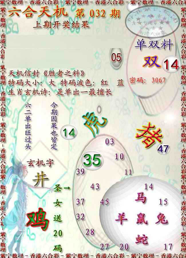 032期天机报[图]
